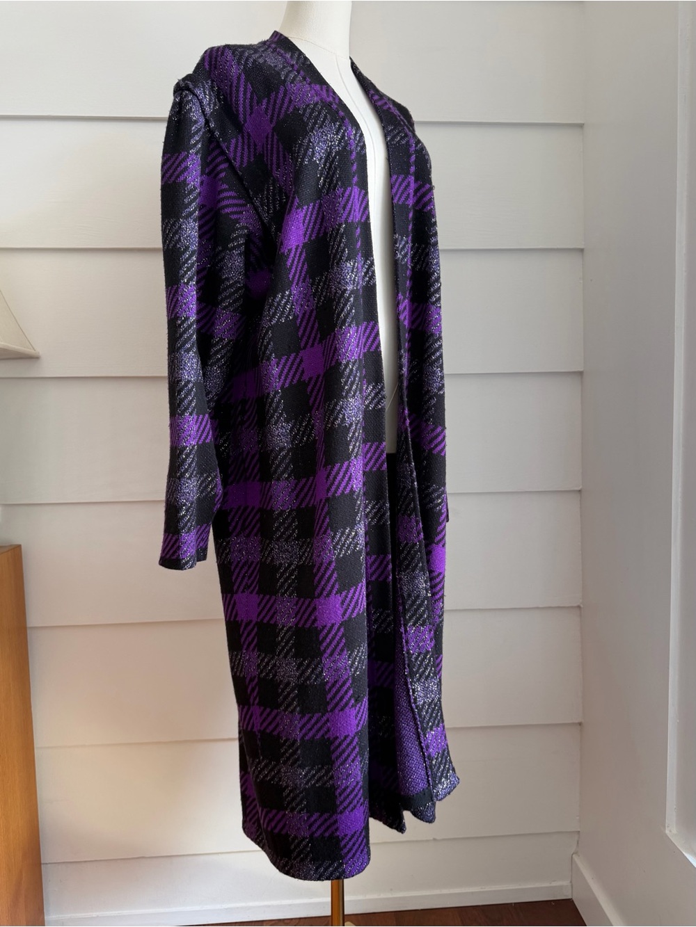 Vintage St. John Sweater Coat Longline Duster 80s 90s - Picture 4 of 11